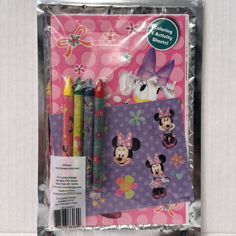 Disney Minnie & Daisy Coloring Fun Set Play Pack Grab & Go! - Picture 3 of 4
